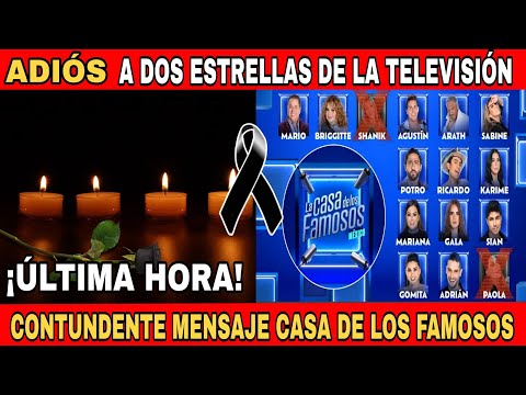 PASO HACE 5 MINUTOS MUREN 2 GRANDES DE LA ACTUACCION- !ULTIMA HORA¡ TELEVISA CONFIRMA COMUNICADO