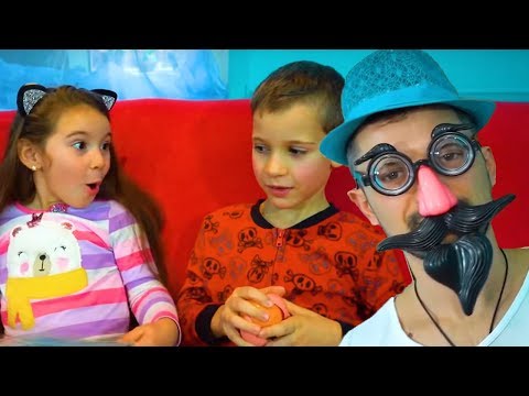 Anna and friends play with toy Doll