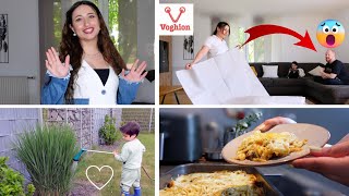 سباكيتي بالبشاميل لازم تجربوها😋|مشترياتي من Voghion بأسعار خيالية!ليام كبروصاريساعدني🤗Daily Vlog❤️