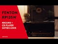 Record Player with Built in Speakers, Bluetooth & CD - Fenton RP135W