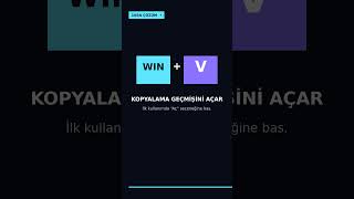 PC’de Kopyaladığın Her Şeyi Tek Tuşla Gör! ⌨️ #shorts