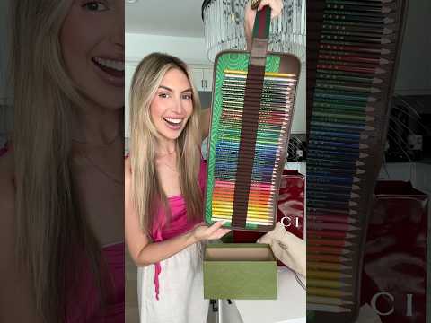 I tried $800 colored pencils!! Luxury unboxing!