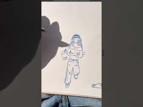 This girl makes insanely beautiful art you wonโt believe ๐ฑ๐ฑ #shorts