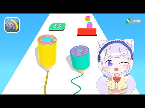 커다란 대왕 색연필을 만들어요! Wrapper Runner Game