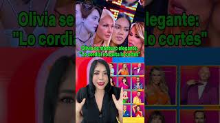 Aunque Ninel se le fueron encima, Olivia se mantuvo elegante: ‘Lo cordial no quita lo cortés’
