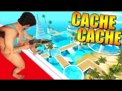 CACHE CACHE ÎLE TROPICALE ! (Délire Garry's Mod)