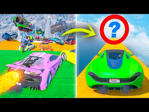 MEGA RAMPA con TRANSFORMACIONES RANDOM! (GTA 5 Online)