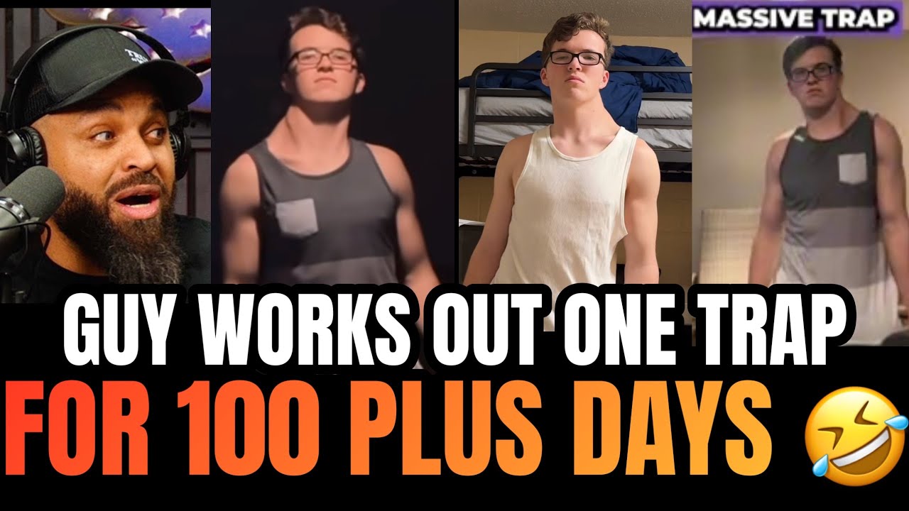 Guy Works Out One Trap Muscle  for 100+ DAYS Straight!