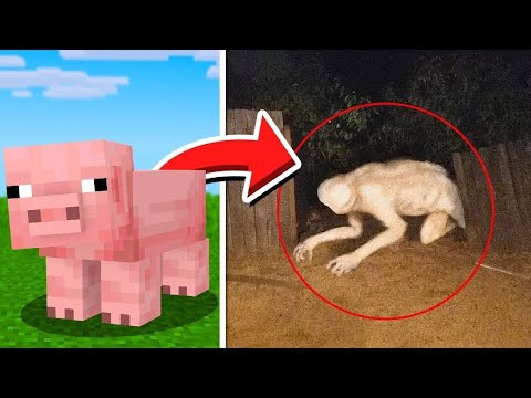 Mobs de Minecraft si fueran CREEPYPASTAS 😱