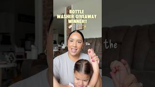 announcing the bottle washer WINNER!! ☺️🍼🫧💛 plus another one?