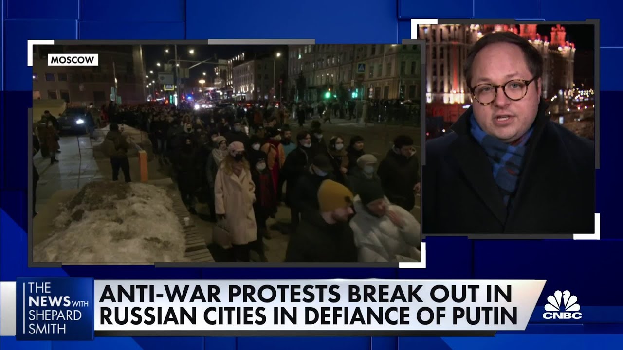 Anti-war Protests break out across Russia ￼