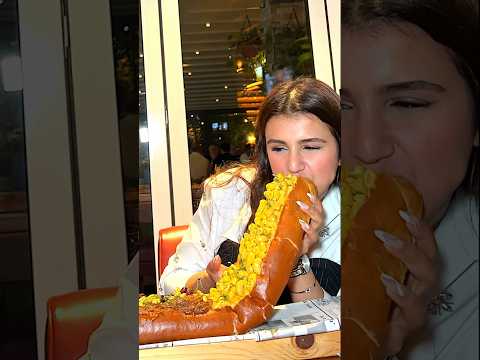 اكبر هوت دوغ  بالعالم 🌭   #shorts