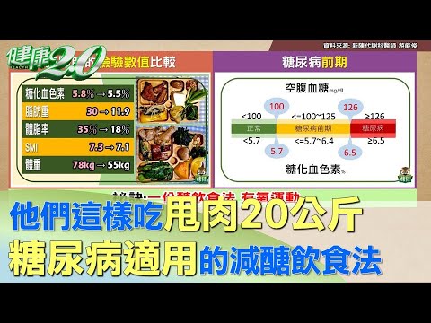 他們這樣吃甩肉20公斤 糖尿病適用的減醣飲食法 健康2.0