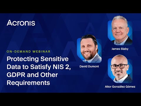 Protecting sensitive data to satisfy NIS 2, GDPR and other requirements