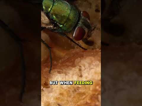 A fly twisted its own head off#shorts #animals #wildlife