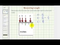 Understanding Fractions on an Inch Ruler