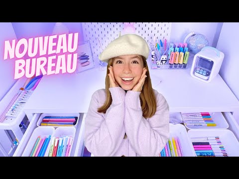 J'organise mon nouveau bureau avec vous ! 😅💗