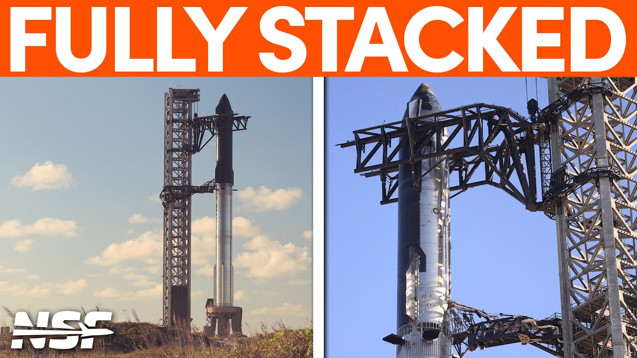 Starship 25 and Booster 9 Re-stacked and Awaiting Flight | SpaceX Boca Chica
