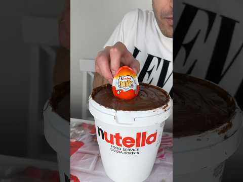 #nutella and Kinder Surprise Chocolate 🍫🍭 #chupachups