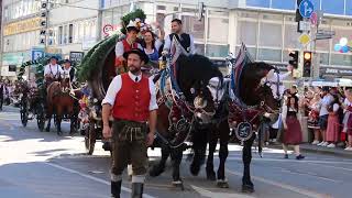 Video: Einzug der Wiesnwirte und Brauereien auf die Theresienwiese - Festlicher Auftakt (Video: Martin-Roger Jones)