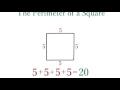 Calculating Perimeter of Squares