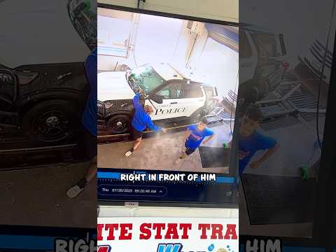 Cop Thought She Disappeared - Funny Police Moment 😂 #shorts