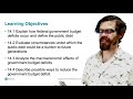 Government Spending and Public Debt