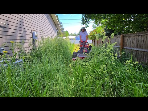 His Throat CLOSES SHUT When He Tries To MOW So I Offered To Clean It Up For FREE