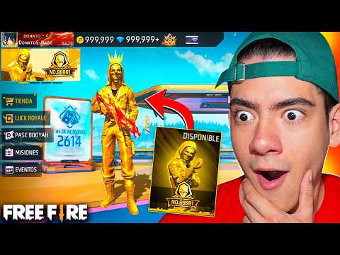 CONSIGO EL CRIMINAL DORADO en FREE FIRE GASTANDO MUCHOS DIAMANTES !! - TheDonato