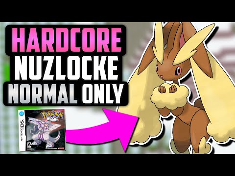 CAN I BEAT A POKÉMON PEARL HARDCORE NUZLOCKE WITH ONLY NORMAL TYPES!? (Pokémon Challenge)