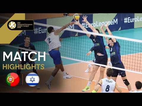 Highlights I PORTUGAL vs. ISRAEL I CEV European Golden League 2025 Men