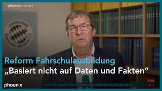 Jürgen Kopp zur geplanten Reform der Fahrschulbildung | 20.05.26