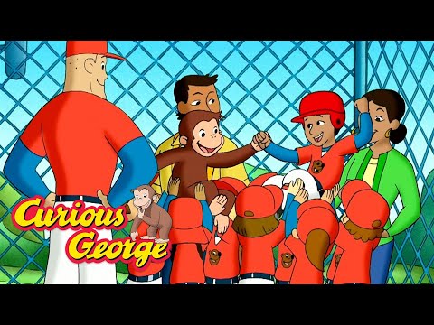 Home Run for George! 🐵 Curious George 🐵 Kids Cartoon 🐵 Kids Movies