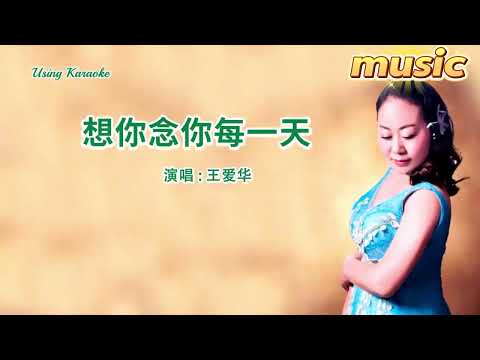 想你念你每一天-王愛華KTV 伴奏 no vocal 無人聲 music 純音樂 karaoke 卡拉OK 伴唱 instrumental想你念你每一天-王愛華