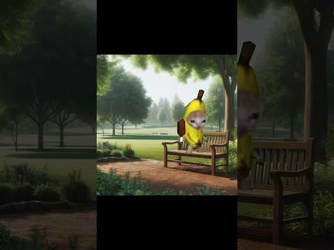Banana cat decided to eat icecream #bananacat #catmemes #fyp