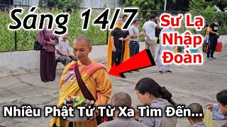 Rất Đông Phật Tử Về Đảnh Lễ & Cúng Dường Sư Minh Tuệ – Khung Cảnh Trang Nghiêm Sáng 14/7