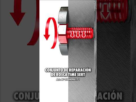 Sistema Time Sert para reparación de roscas🔩👍 #tornillo #shorts