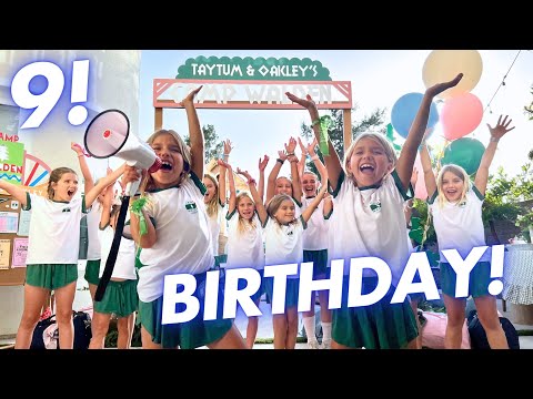 Taytum and Oakley's BIG 9th Parent Trap Birthday Party!
