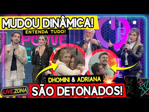 ⚡Power Couple 7: Produção muda toda dinâmica!🚨 Cris chama Adriana de manipuladora e Dhomini de falso