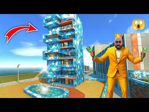 Franklin তার বাড়িটিকে ডায়মন্ড হাউস ইন-এ আপগ্রেড করুন 😱🏢🤯INDIAN BIKR DRIVING 3DSerch 🎮 !!