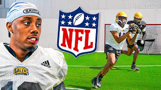 I GOT PLAYTIME & TOUCHDOWN AT PRO FOOTBALL PRACTICE!!!