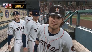 2019 World Series - Washington Nationals vs Houston Astros - Game 7 (MLB 10/30/2019) MLB The Show 19
