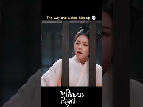 الطريقة التي توقظه بها🤣🤣🤣 #الأميرة_الملكية #ThePrincessRoyal #ZhaoJinmai #ZhangLinghe #youku