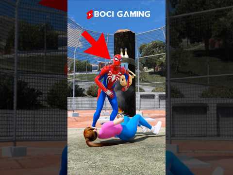 Kak Ros Dihajar Spiderman!!! #shorts #viralshorts #spide #upinipin #spiderman