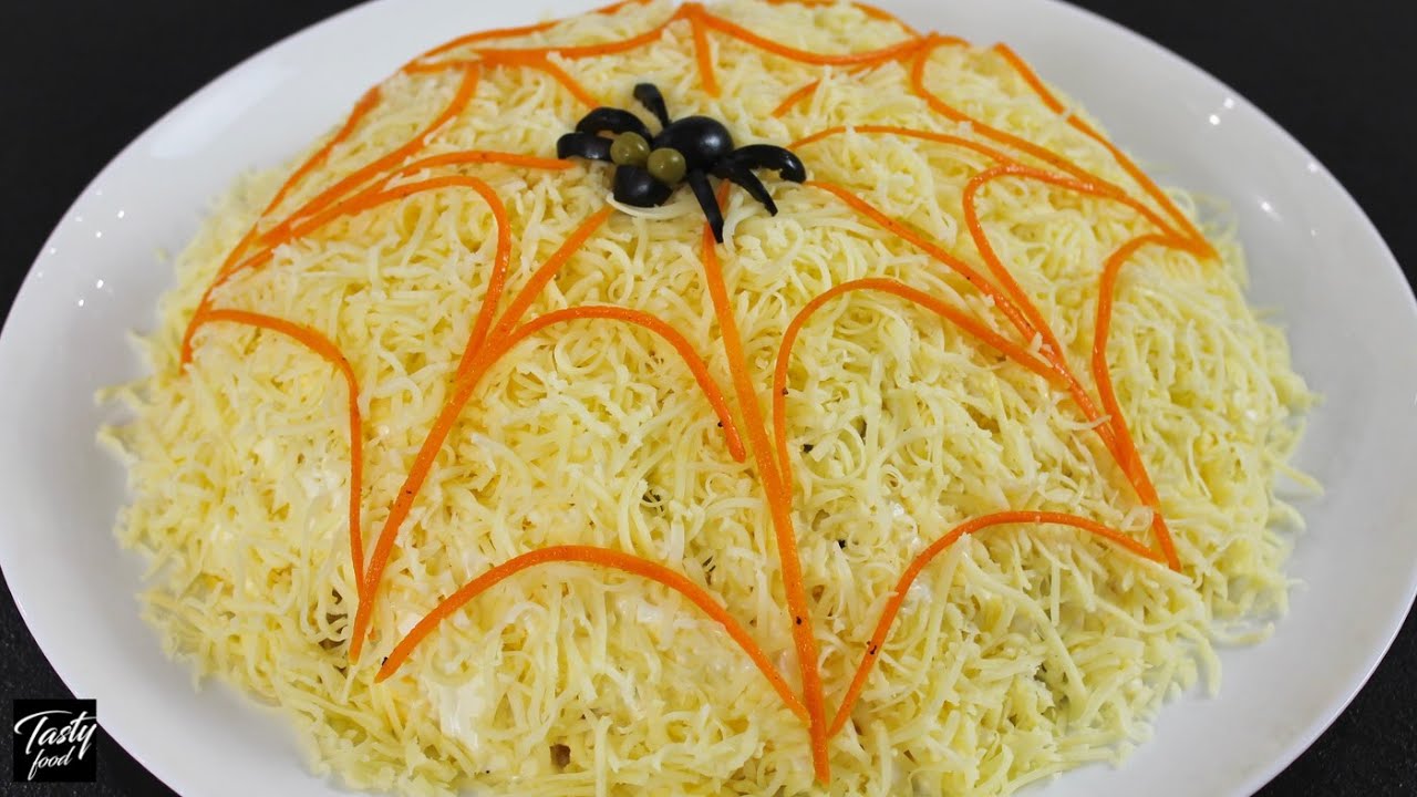 Безумно Вкусный Слоеный Салат Паутинка!