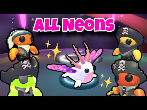 All Summerfest Week 3 Neons In Adopt Me!! ☀️🏴‍☠️💰🤍