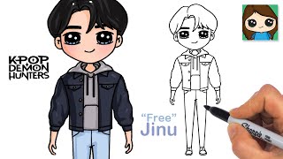 How to Draw Jinu | KPop Demon Hunters "Free"