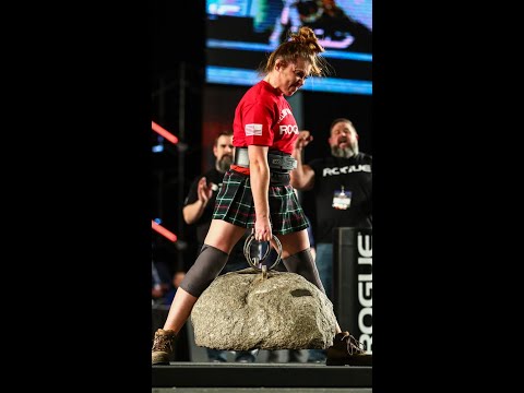 Chloe Brennan Women's Dinnie Stone Hold Record | 2022 Rogue Record Breakers