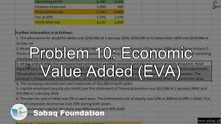 Problem 10: Economic Value Added (EVA)