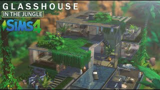 Casa Panorama 🍀 GLASS WALLS! (noCC) THE SIMS 4 | Stop Motion